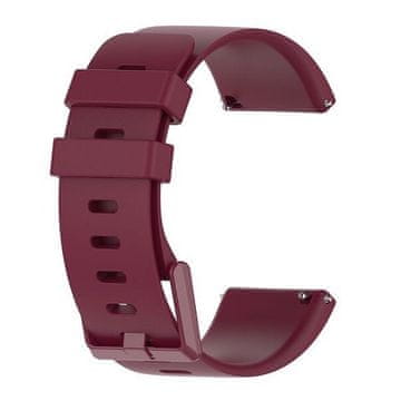 BStrap Silicone (Large) remen za Fitbit Versa / Versa 2, wine red