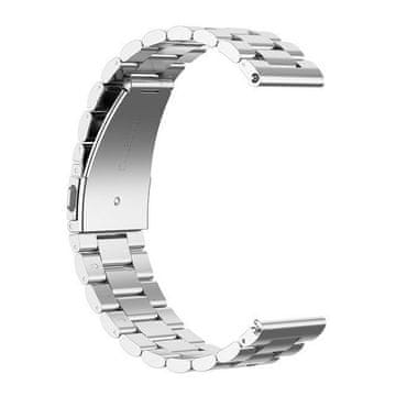 BStrap Stainless Steel remen za Huawei Watch GT/GT2 46mm, silver