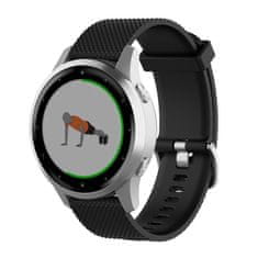 BStrap Silicone Land remen za Garmin Vivoactive 3, black