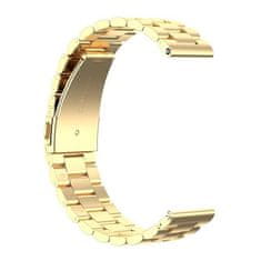 BStrap Stainless Steel remen za Huawei Watch GT/GT2 46mm, gold