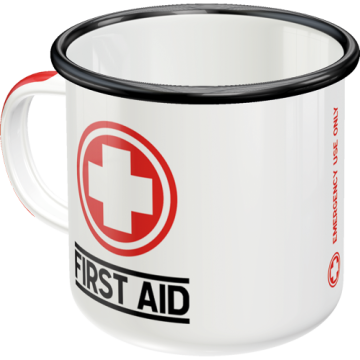 Postershop metalna šalica First Aid