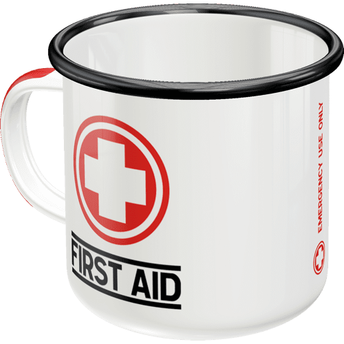 Postershop metalna šalica First Aid