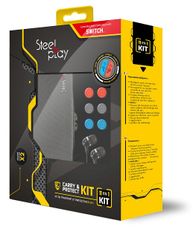 Steelplay Carry & Protect Kit 11-v-1 + Joypad maska (Switch)