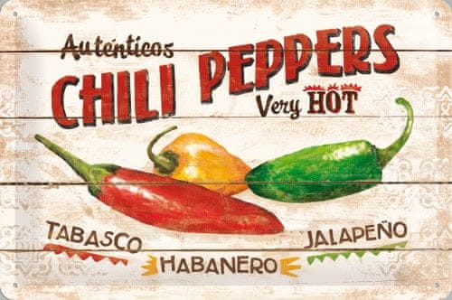 Postershop metalni znak – Chili Peppers