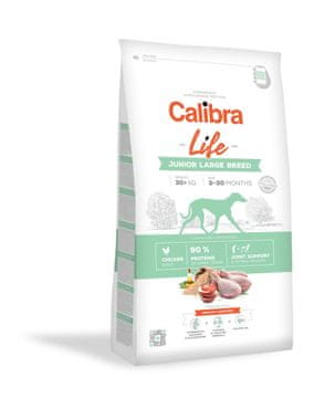 Calibra Life Junior Large Breed hrana za pse s piletinom, 12 kg