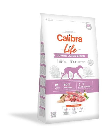 Calibra Calibra Life suha hrana za mlađe pse većih pasmina, s janjetinom, 2,5 kg