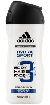  Adidas gel za tuširanje Hydramax, 3 u 1, 250 ml 
