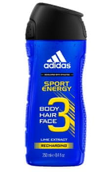  Adidas gel za tuširanje Sport Energy 3 u 1, 250 ml 