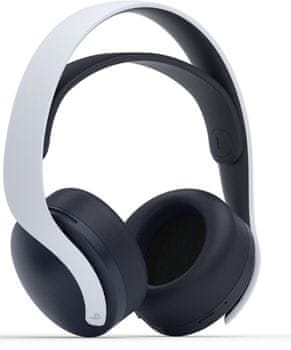 Sony PS5 – Pulse 3D Wireless Headset slušalke, črno-bele, brezžične, 3D zvok