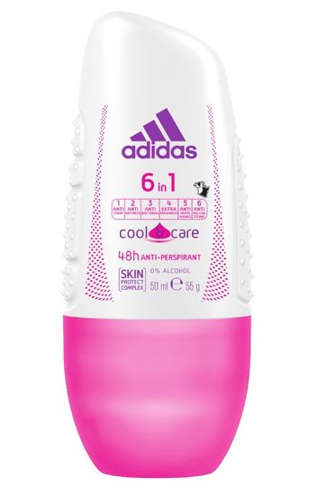 Adidas 6 u 1 dezodorans, s kuglicom, 50 ml