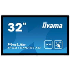 iiyama ProLite LED informacijski monitor, 80cm, FHD, AMVA3, na dodir, Open Frame (TF3215MC-B1AG)
