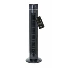 stojeći ventilator, 109 cm, timer, upravljač, crni