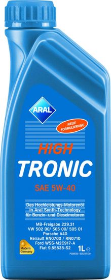 Aral motorno ulje High Tronic 5W-40, 1 l