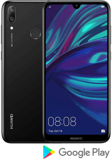 Huawei GSM telefon Y7 2019, 3GB/32GB, crni