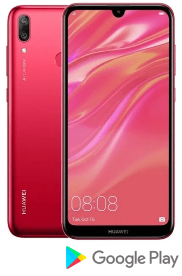 Huawei GSM telefon Y7 2019, 3GB/32GB, crveni