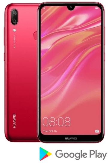 Huawei GSM telefon Y7 2019, 3GB/32GB, crveni