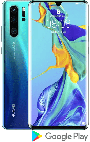 Huawei pametni telefon P30 Pro, 6GB/128GB, aurora plava