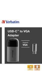 Verbatim Adaptér USB-C na VGA, USB 3.1 GEN 1 / VGA, 10 cm (49145)