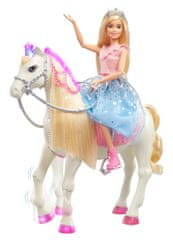 Mattel Barbie Princess Adventure Princeza i konj, svjetlosni i zvučni efekti