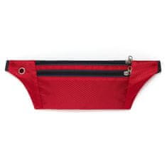 MG Ultimate Running Belt torbica za trčanje oko struka, crvena