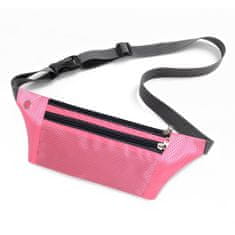MG Ultimate Running Belt torbica za trčanje oko struka, ružičasta