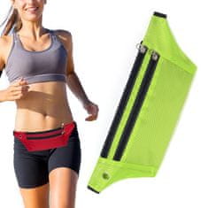 MG Ultimate Running Belt torbica za trčanje oko struka, zeleno