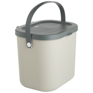 Rotho kanta za organski otpad, 6 l, sivo-bež