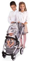 DeCuevas 80535 preklopna kolica za lutke blizance 3 u 1 s ruksakom