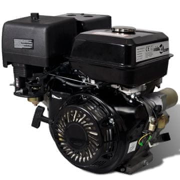 Vidaxl Benzinski motor 15 KS 11 kW crni