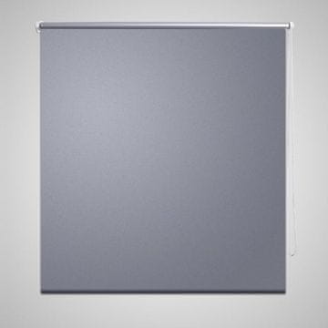 Vidaxl Zamračujuća rolo zavjesa (120 x 175 cm) siva