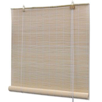 Vidaxl Bambusove rolo zavjese, 150 x 220 cm, prirodne