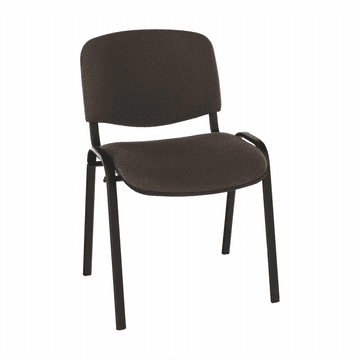 eoshop Uredska konferencijska stolica ISO NEW, smeđa, metalna, stogabilna 110 kg