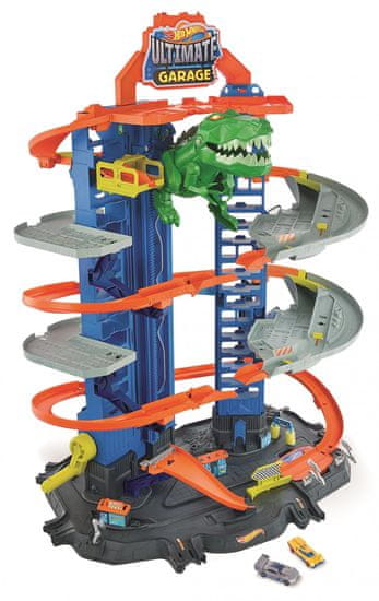 Hot Wheels City Garaža s T-Rexem