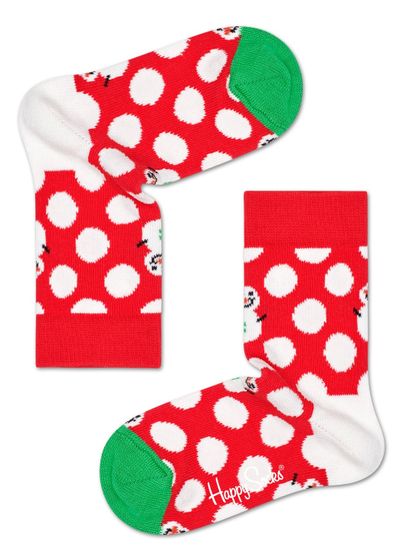 Happy Socks Big Dot Snowman Sock dječje čarape
