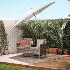 VonHaus samostojeći suncobran 2,7 m, UV 30+, siv