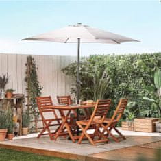 VonHaus samostojeći suncobran 2,7 m, UV 30+, siv