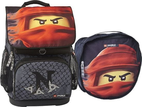 LEGO Bags Ninjago KAI of Fire Optimo školski ruksak, 2 djelni set
