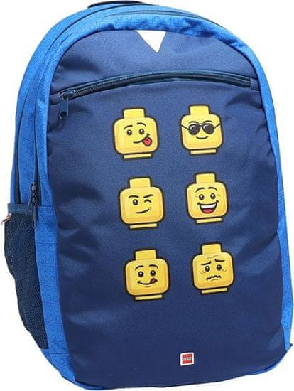 LEGO Bags Faces Blue ruksak Extended