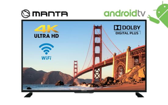 Manta 4K UHD 43LUA120D LED televizor, Smart, Android