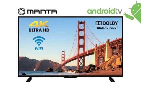 Manta 4K UHD 55LUA120D LED televizor, Smart, Android