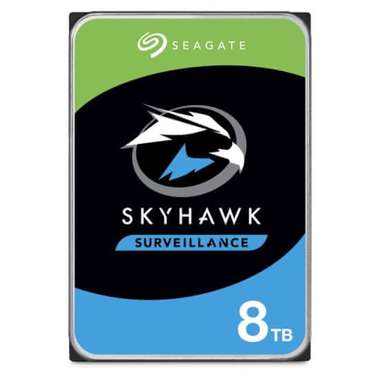 Seagate SkyHawk AI tvrdi disk, 8 TB, SATA3 (6Gb/s), 8,89cm (3,5), 7200rpm, 256MB (ST8000VE000)