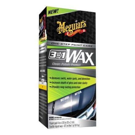 Meguiar's sredstvo za zaštitu automobila Wax 3u1, 473 ml