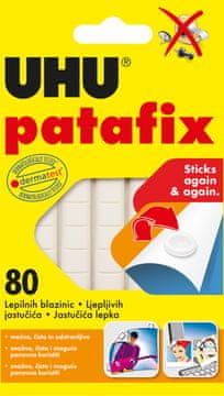 UHU Patafix ljepljivi jastučići, 80/1, bijela