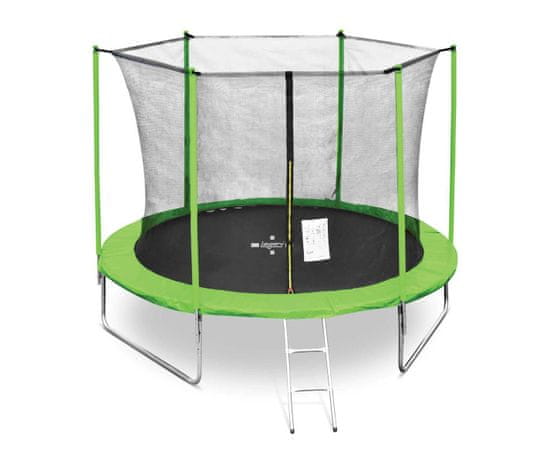 Legoni Fun trampolin, sa zaštitnom mrežom i ljestvama, 305 cm, zeleni