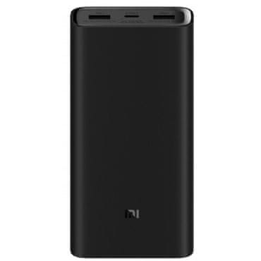 Xiaomi Mi Power Bank 3 prijenosna baterija, 20000 mAh, 45 W, QC 3.0, crna