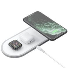 DUDAO A11 bežični punjač 3in1 na AirPods / Apple Watch / smartphone, bijela