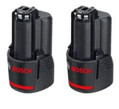 BOSCH Professional baterija GBA 12 V 3,0 Ah, 2 komada (1600A00X7D)