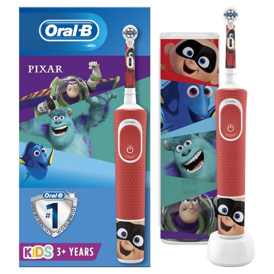 Oral-B dječja zubna četkica Vitality Kids Pixar + putna futrola
