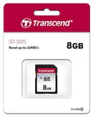 Transcend Transcend memorijska kartica SDHC 8GB, 95/45MB/s, C10, UHS-I Speed Class 1 (U1)