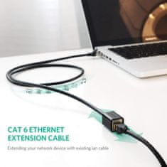 Ugreen Ethernet nastavak (RJ45, UTP), Cat 6, 1m